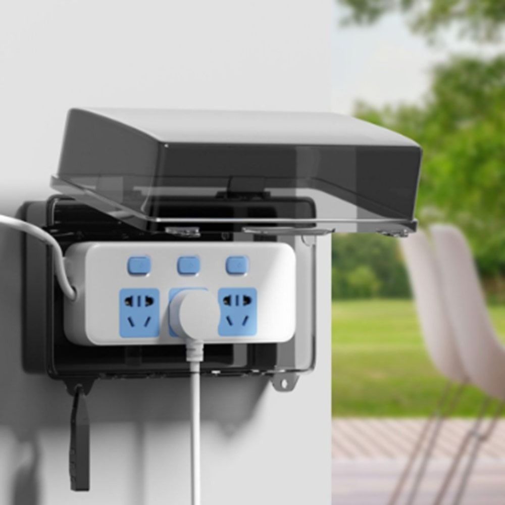 Outdoor Power Strip Weatherproof - Прочный пластиковый водонепроницаемый бокс для кабель-менеджмента,
